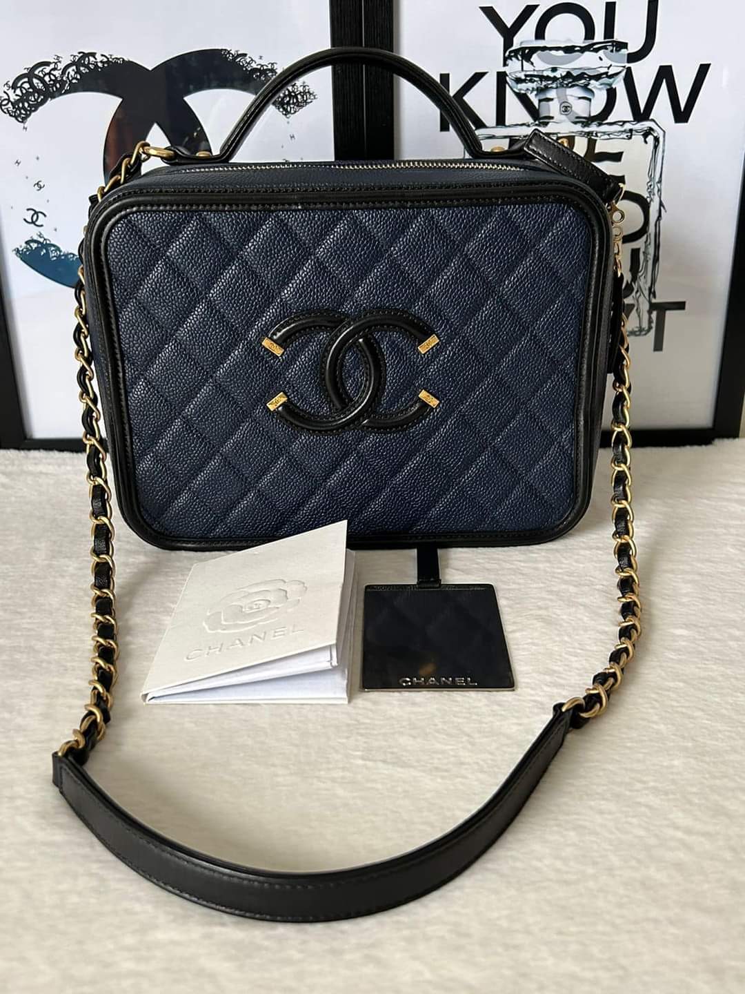 CHANEL VANITY WITH CHAIN