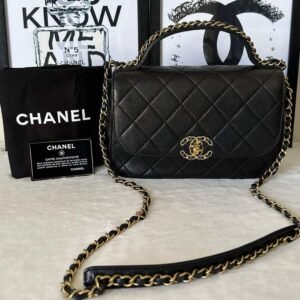 ▪️ Chanel Black Infinity Top Handle Bag▪️