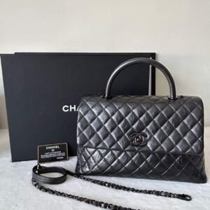 ▪️Chanel Large Coco Handle So Black Bag▪️