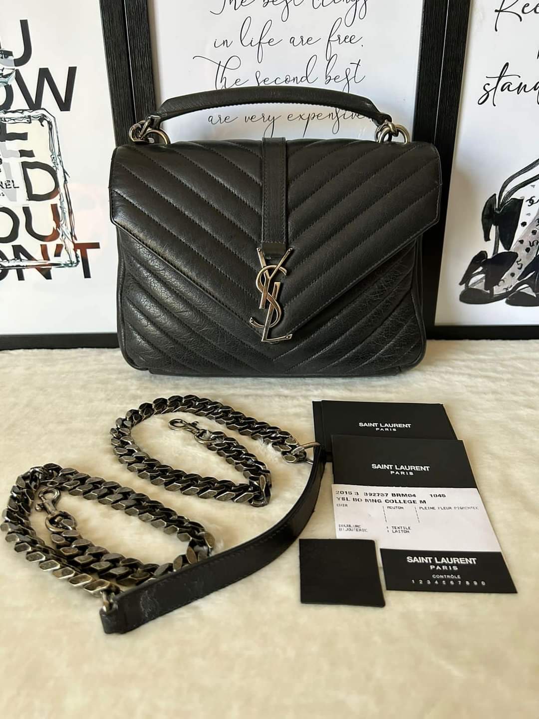 Ysl college clearance bag preloved