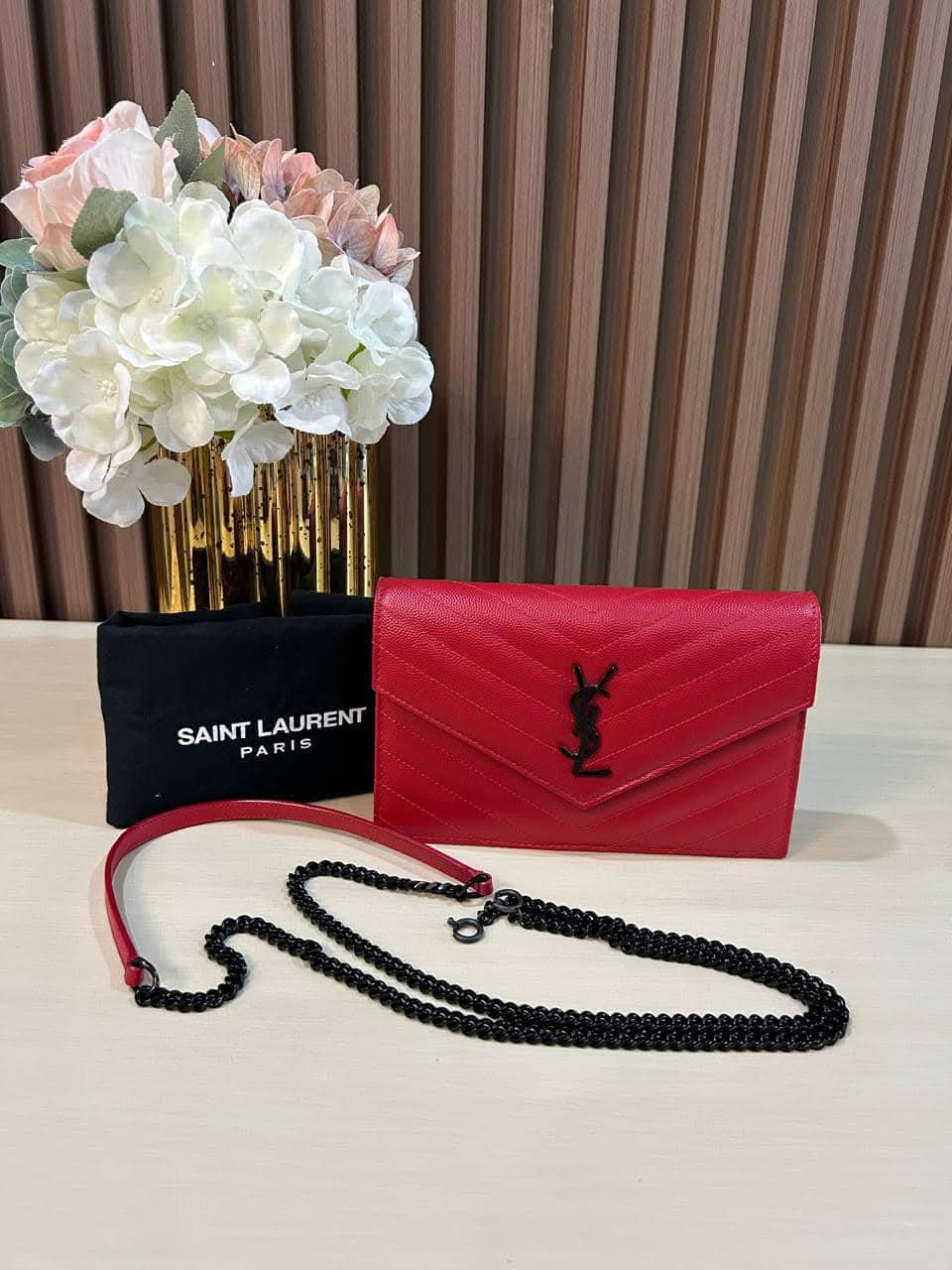 ▪️Y S L Cassandre Small Envelope WOC Bag▪️