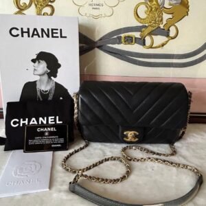 ▪️Mini Chevron Aquarelle Chain 18P Flap Bag▪️
