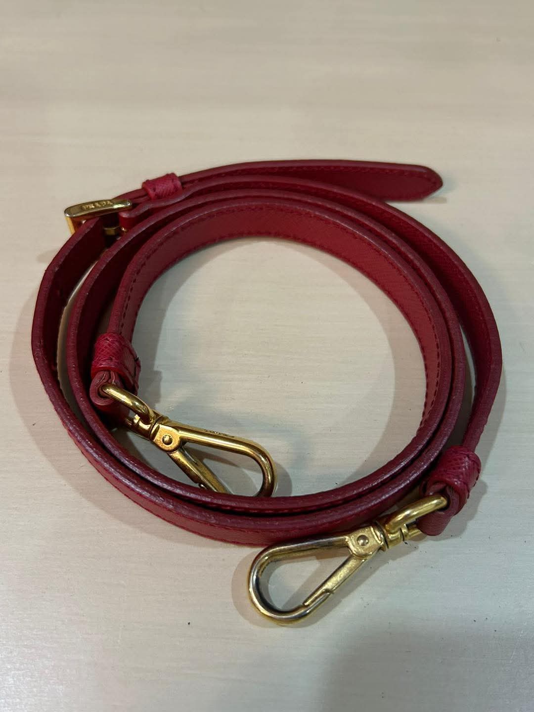 ▪️P r A DA Saffiano Lux Double- zipped Bag ▪️