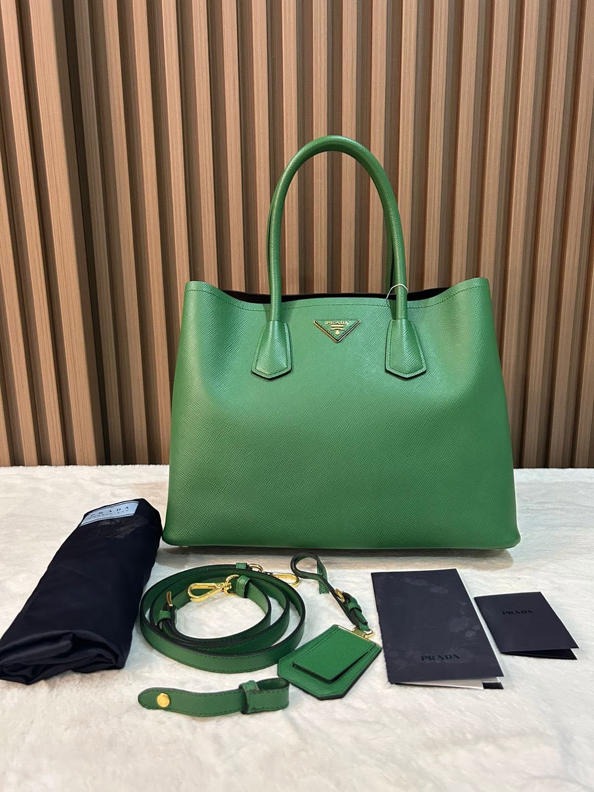 ▪️Pra da Saffiano Cuir Double Bag▪️